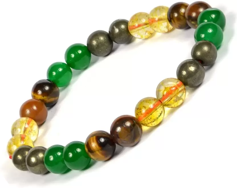Powerful money magnet bracelet with crystals to attract money, luck, and prosperity