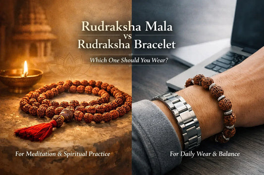 Rudraksha Mala vs Rudraksha Bracelet: Which One Should You Wear?