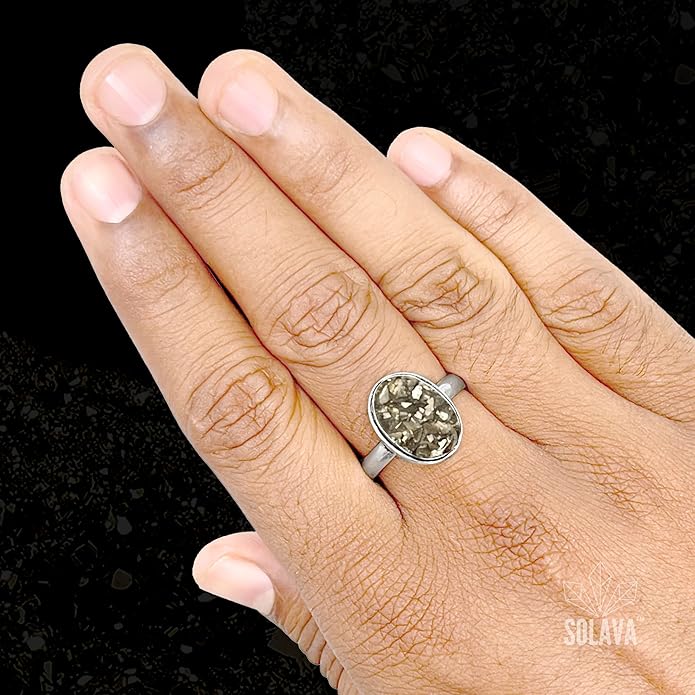 Pyrite Stone & Pyrite Ring Set – Wealth, Protection & Grounding