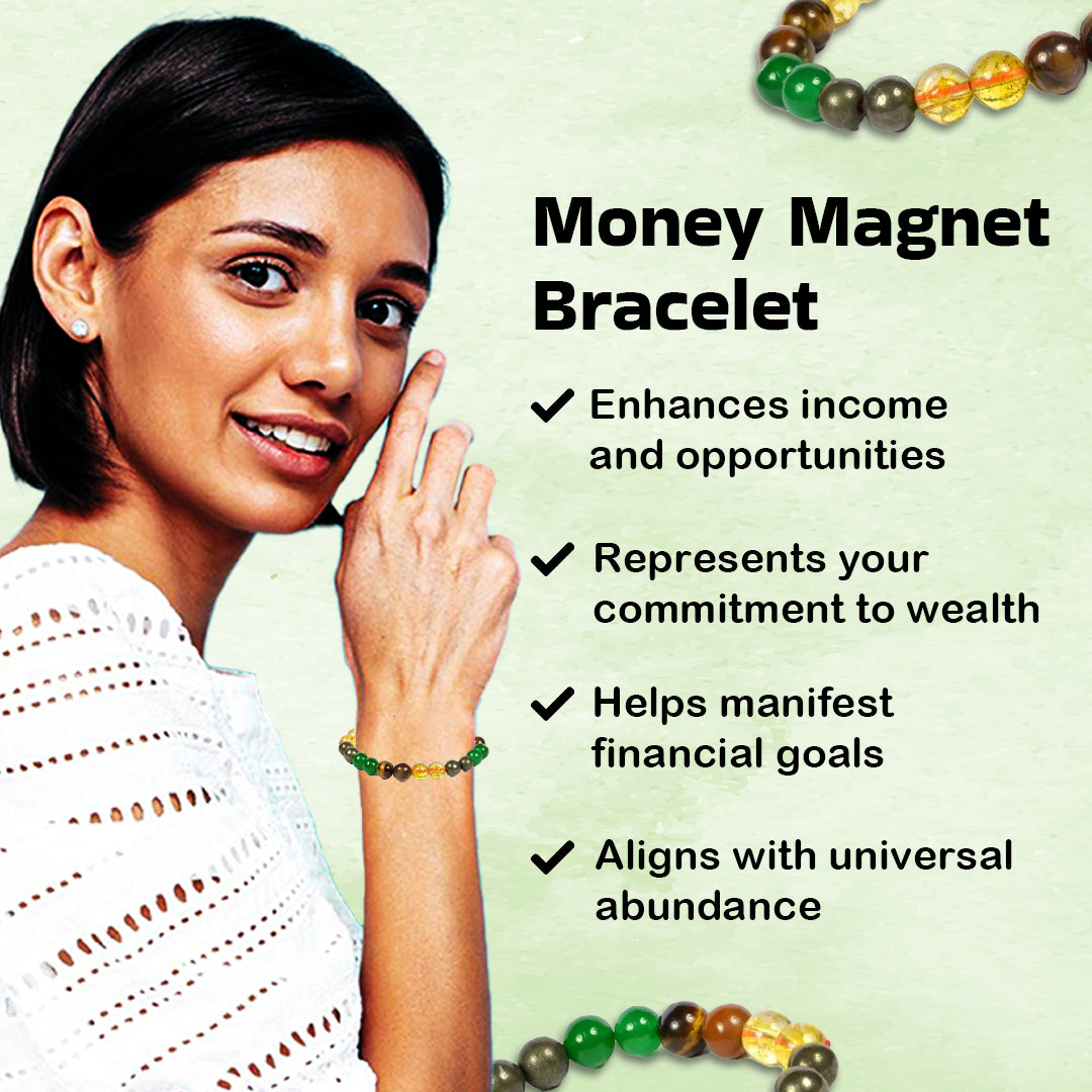 money tree bracelet meaning Money Magnet Crystal Bracelet for Wealth & Prosperity – Pyrite, Citrin – Inditrend
