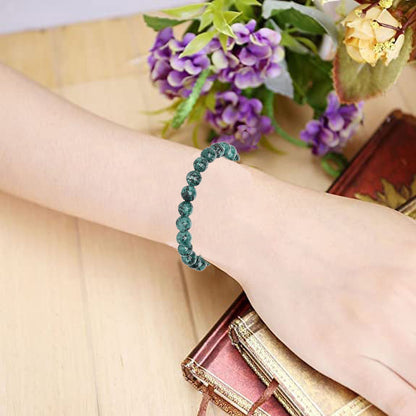 Natural Turquoise Green Stone Bracelet for Inner Peace & Positivity Perfect for Men Women & Kids