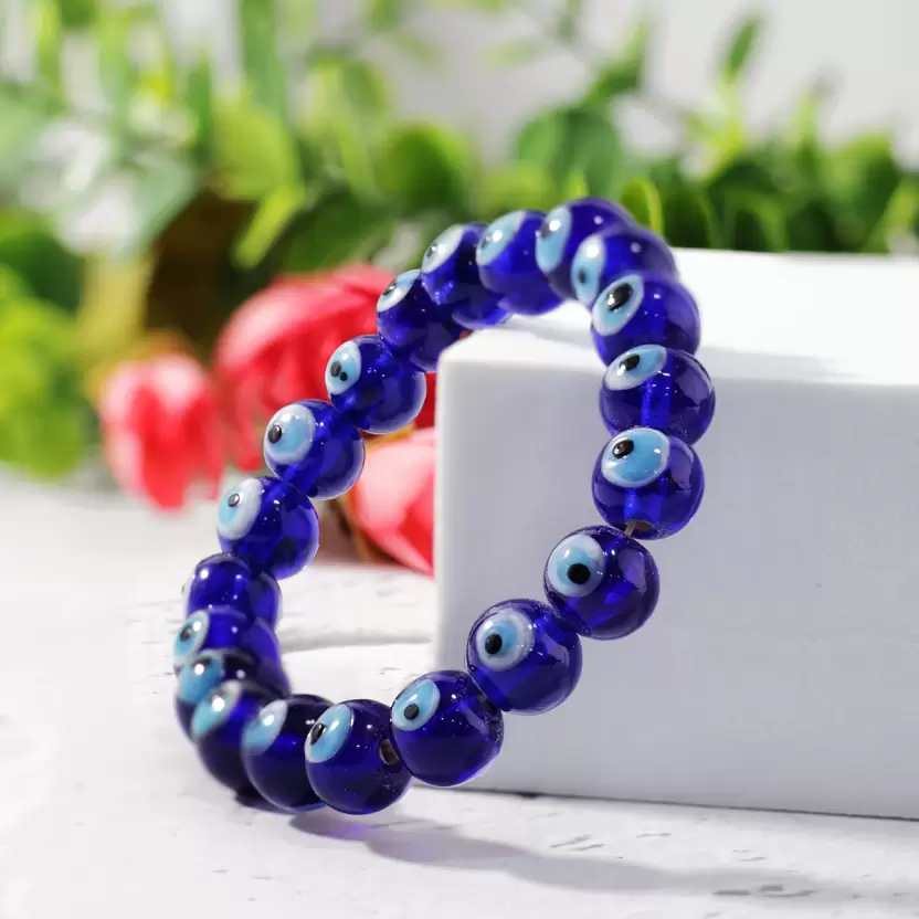 Spiritual Blue Evil Eye Bracelet | For Protection (Nazar Battu) & Blessings | Gift for both Men & Women