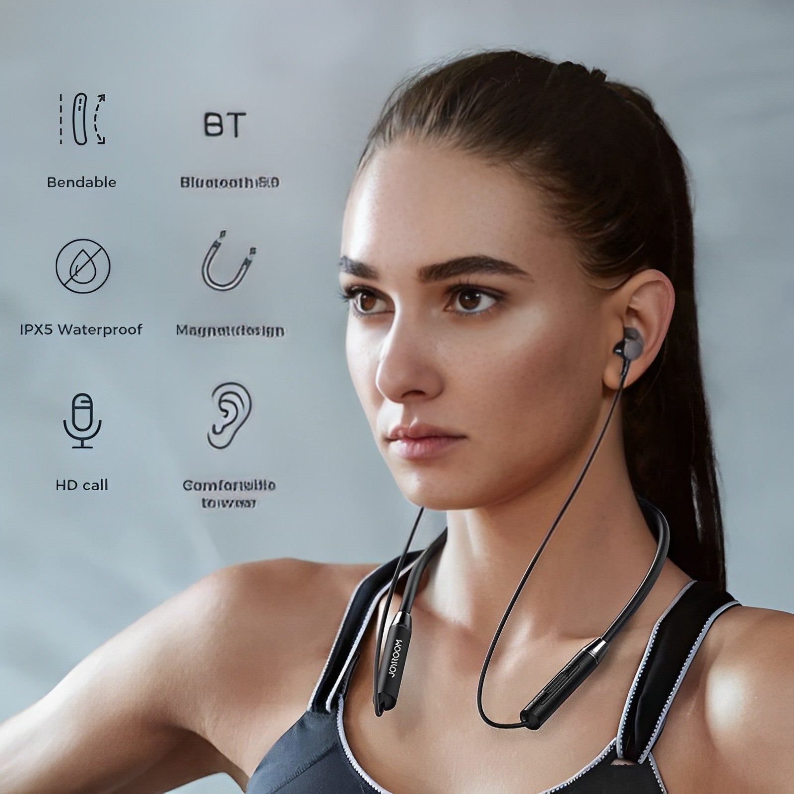 Unix UX 30-B Bluetooth Wireless Trendy Multipurpose neckband with Musi –  Inditrend